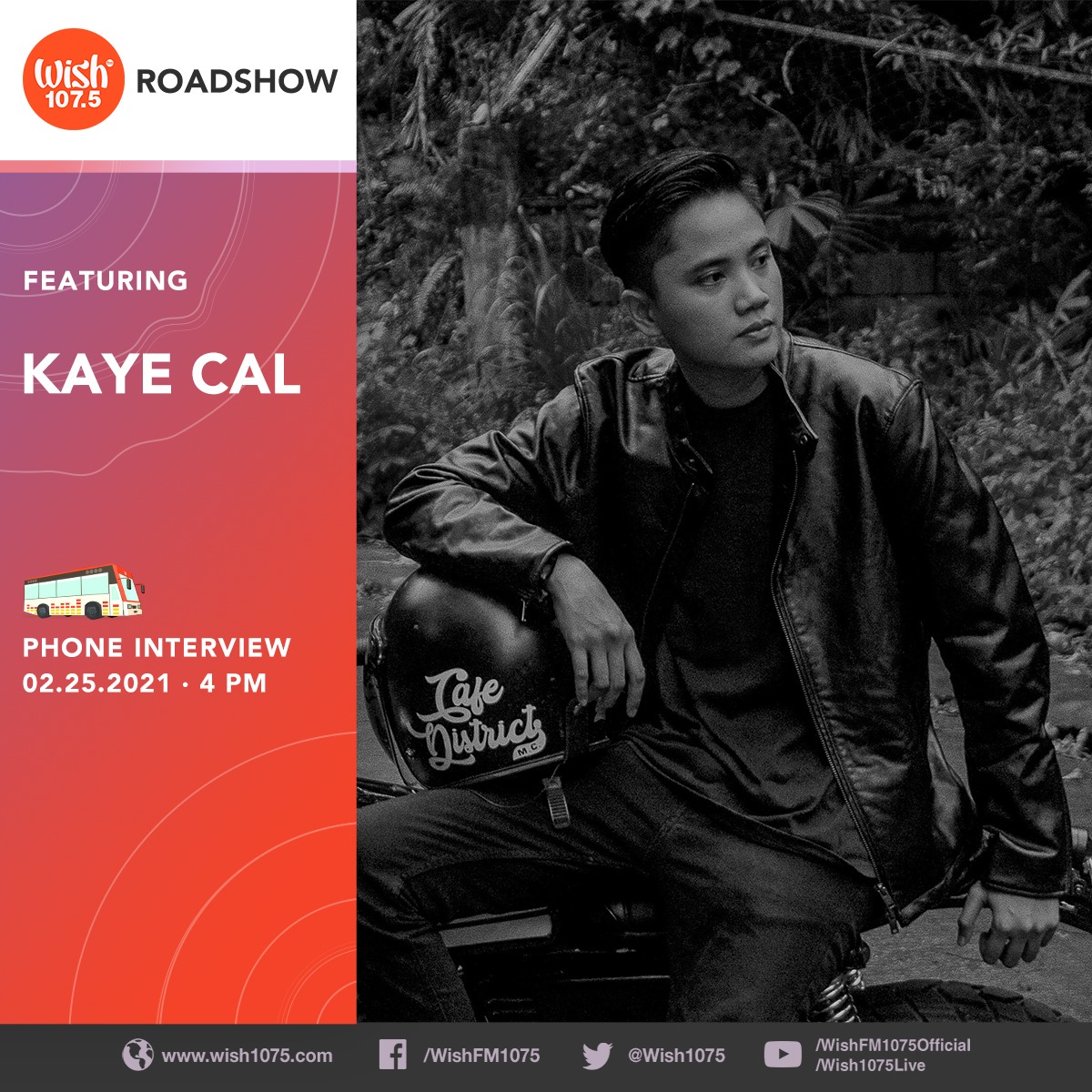 Wish 107.5 - Singer-songwriter Kaye Cal will be joining... | Facebook