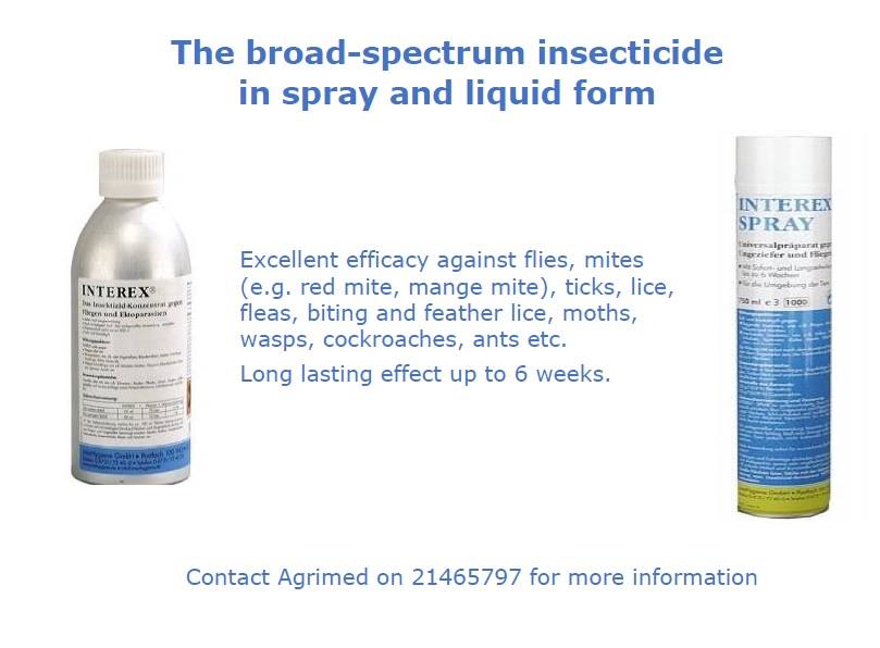 Agrimed Ltd - Interex: the broad-spectrum insecticide in...