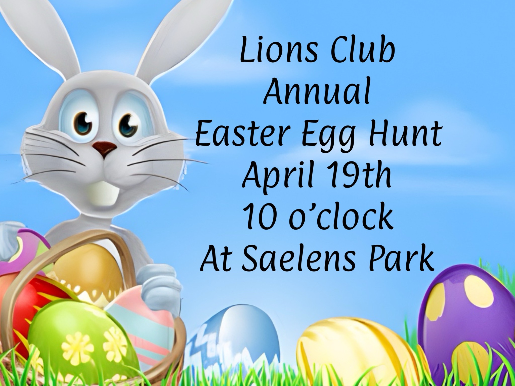 Lions Club Annual Easter Egg Hunt