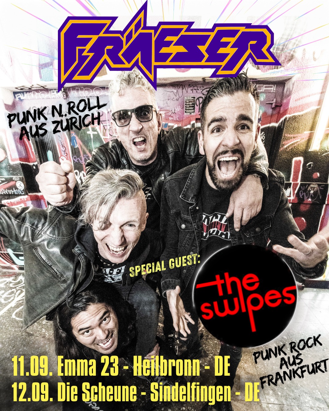 FRÄESER / Support: THE SWIPES
