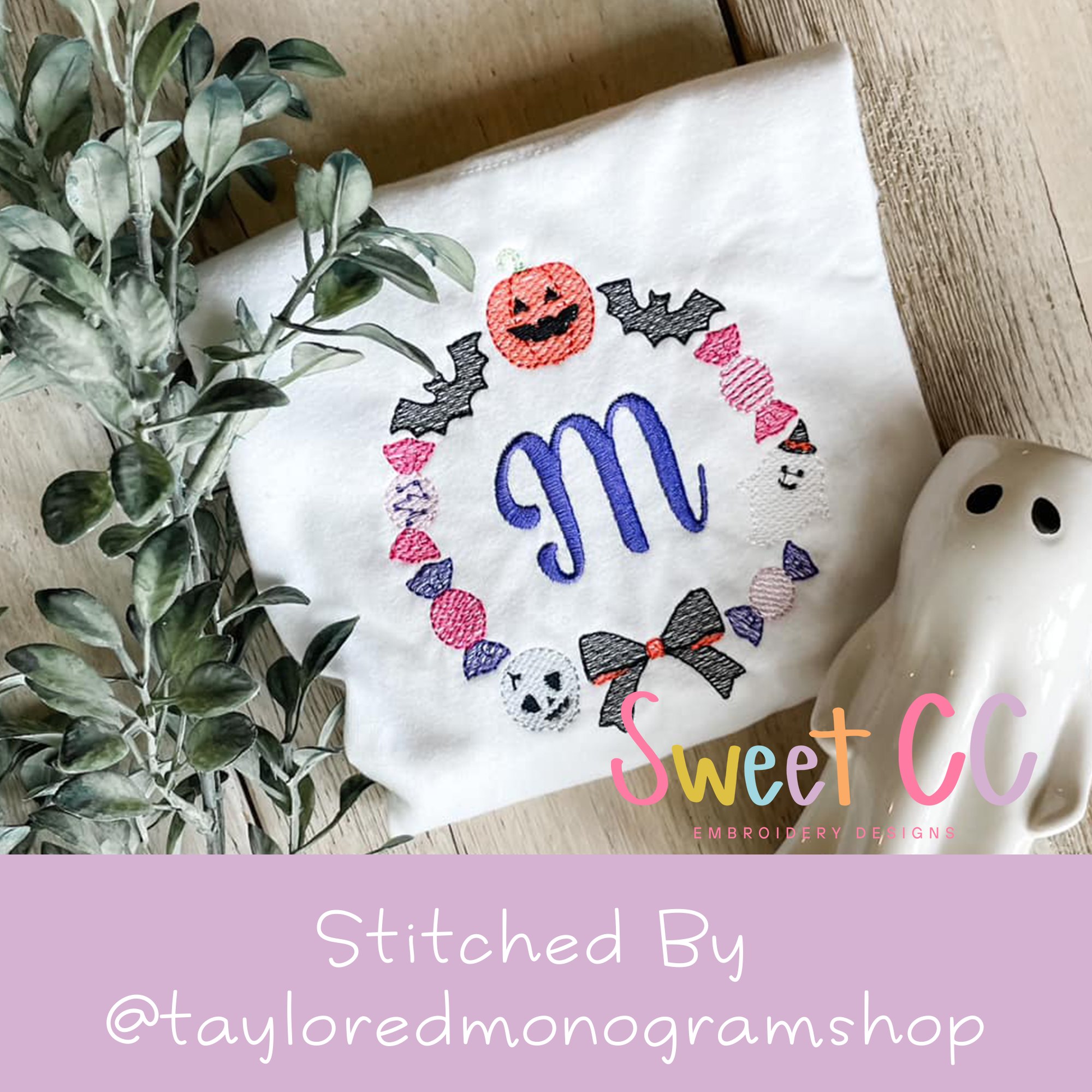Sweet CC Embroidery Designs | Destin FL
