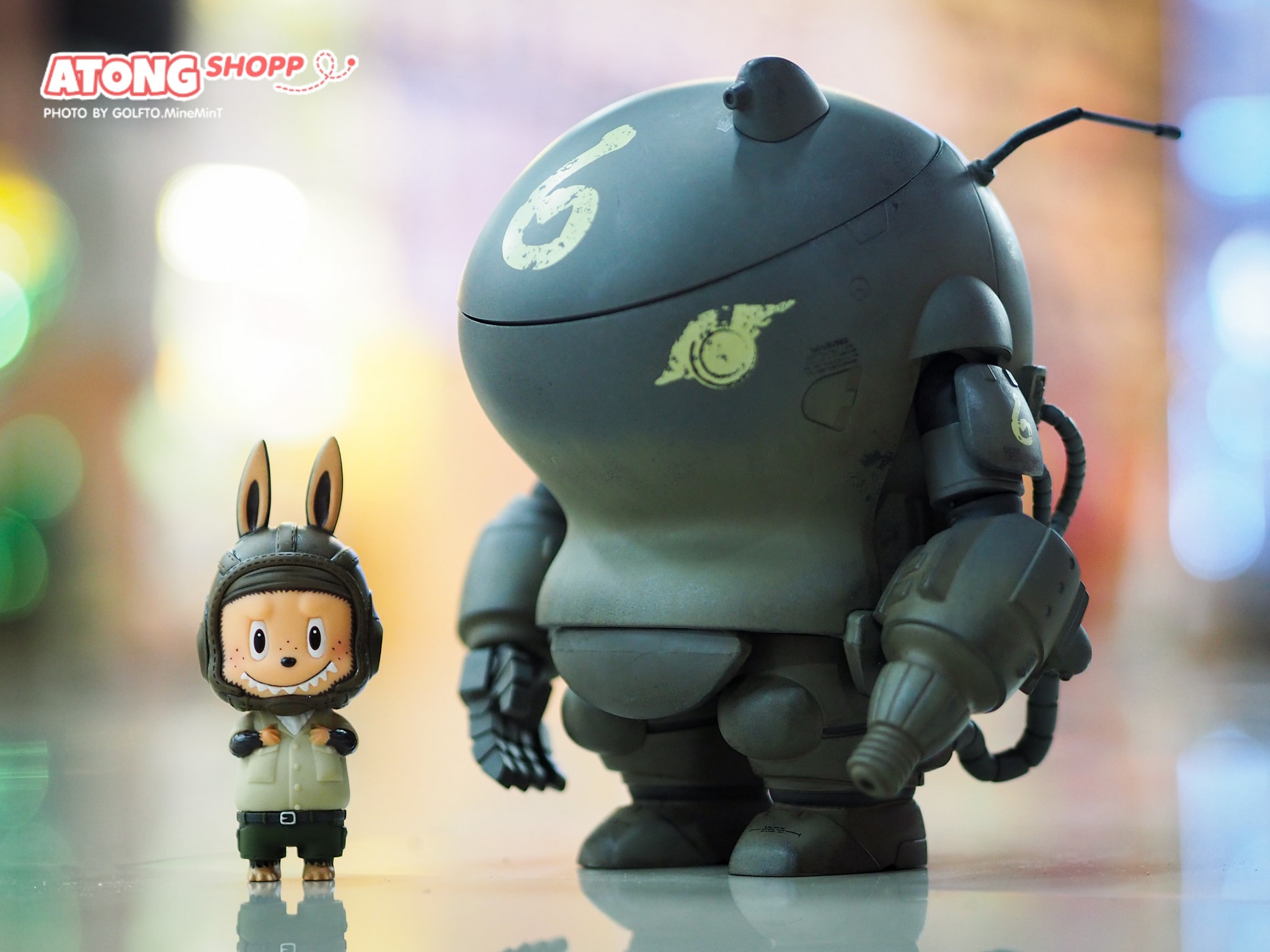 S.A.F.S with mini Labubu Pilot