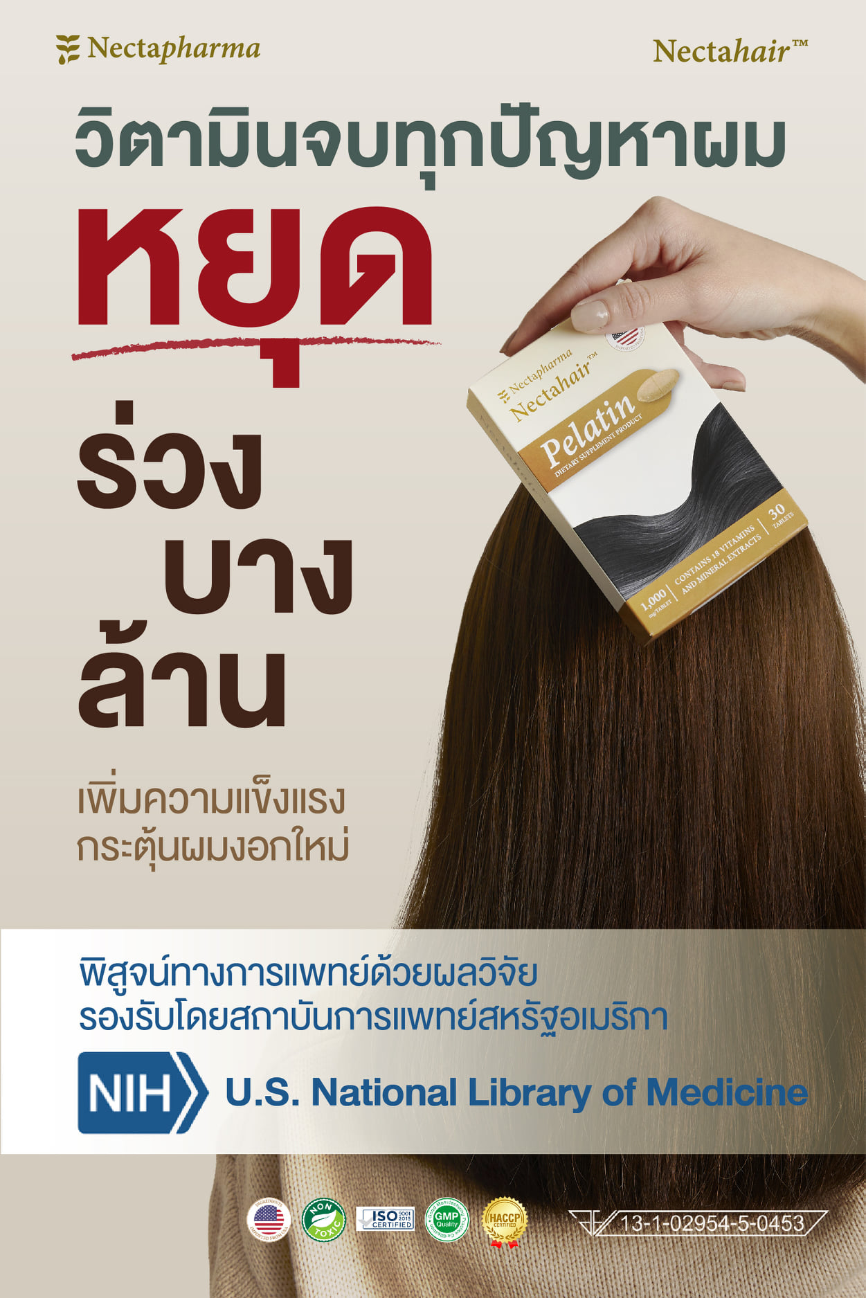 Nectapharma - จบปัญหา #ผมร่วง #ผมบาง #หัวล้าน...