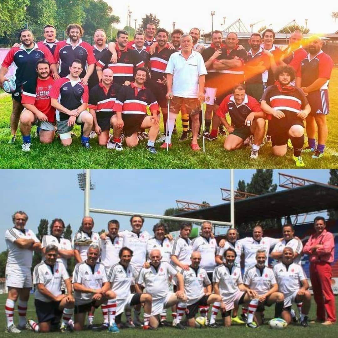 Insigne / écusson Vintage De Club De Rugby Italien - E.BERTONI MILANO