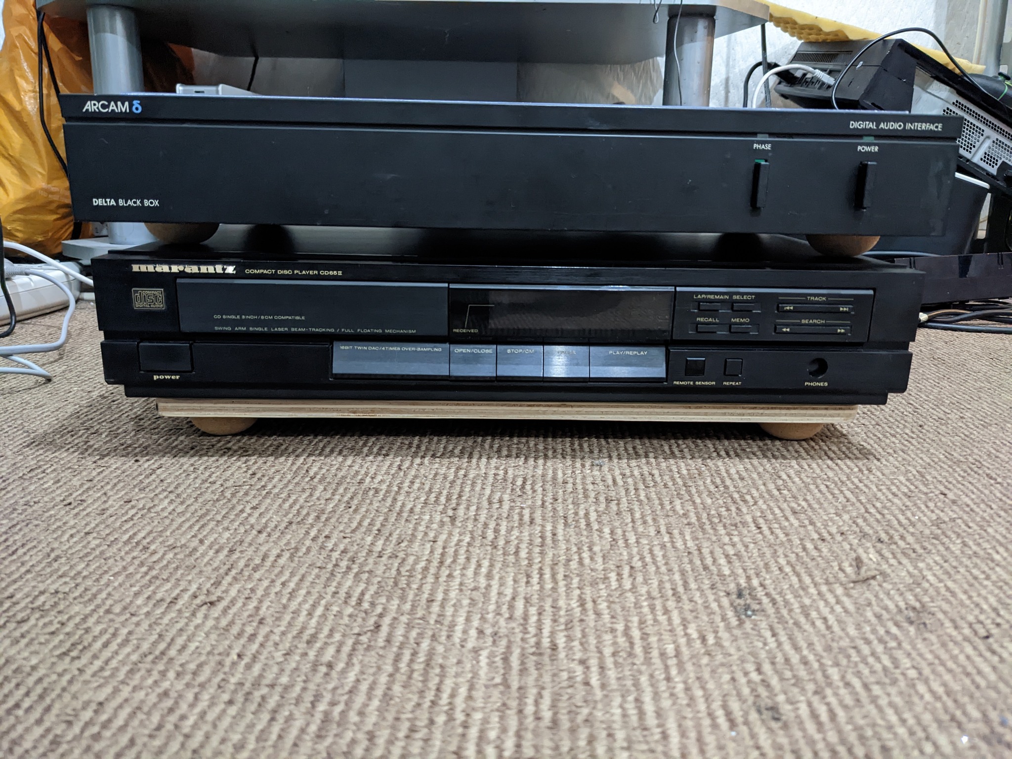 Highly modified Marantz CD65II and Arcam Black Box DAC for 