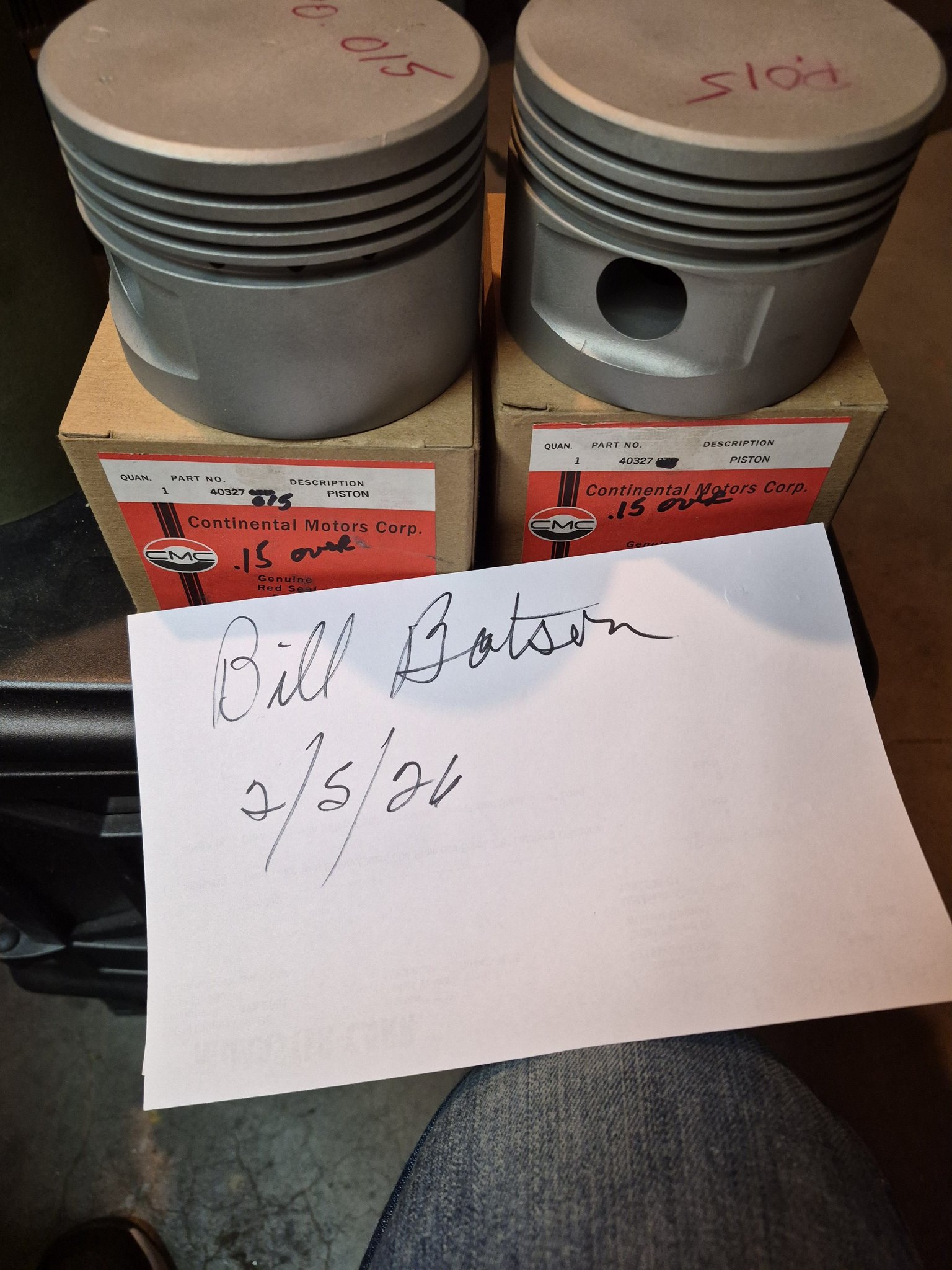 More spring cleaning, these are two pairs of 86mm TR2-4 pistons