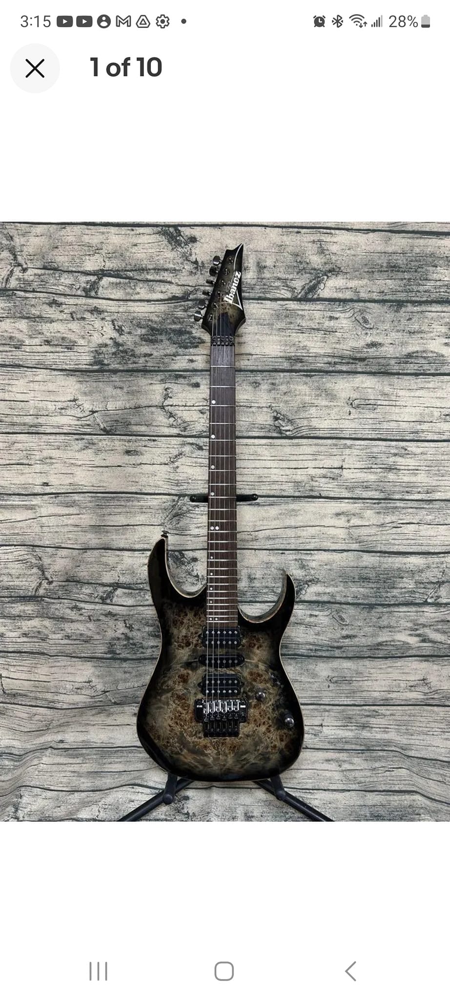 What's the playability of an Ibanez RG1070PBZ?