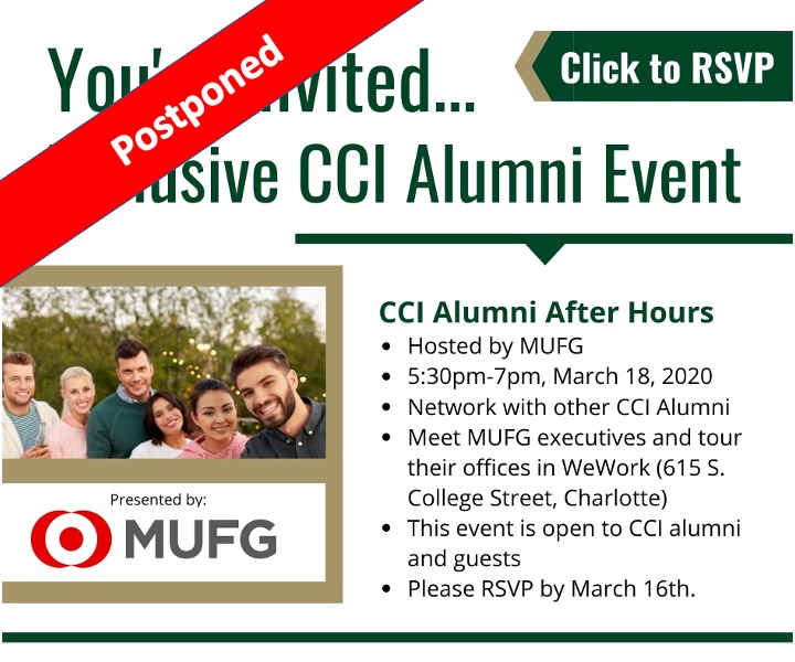 UNC Charlotte College of Computing and Informatics Alumni | Charlotte NC