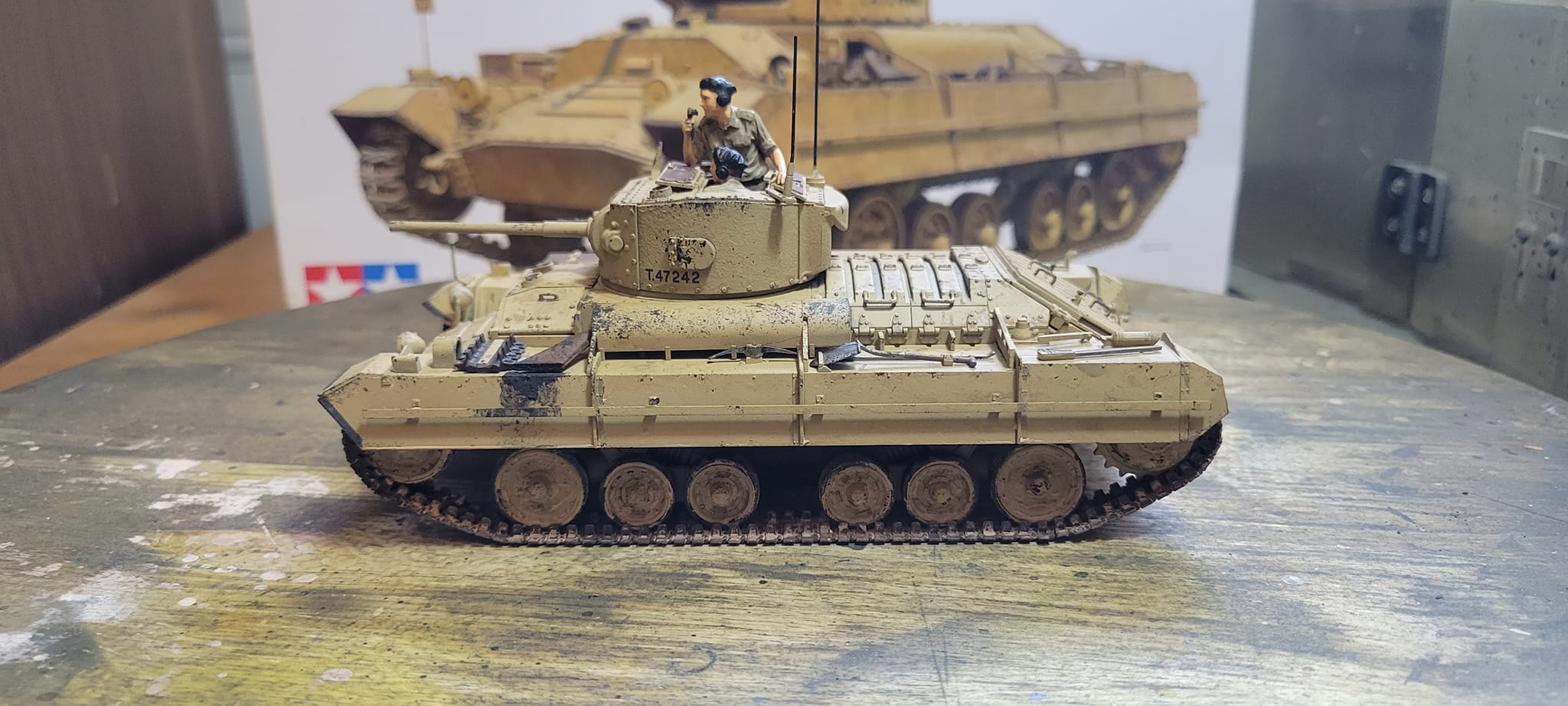 Maquette Plastique Tamiya 1/35 British Infantry Tank Mk.III Valentine - Kit Neuf TM35352, Origine Japon