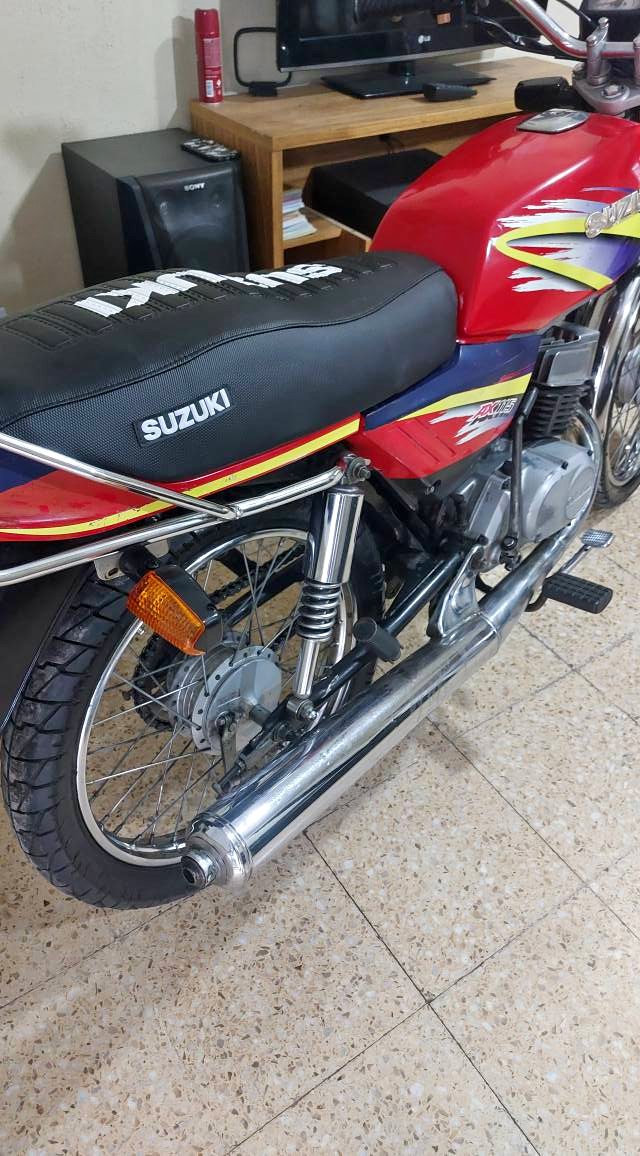 Vendo suzuki ax 115 japonesa Título cédula 1999 Paso video en marcha ...