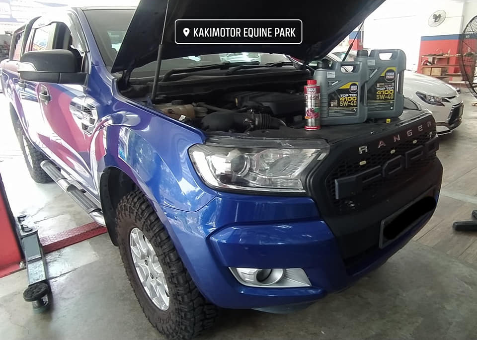 Ford Ranger T7 service engine oil... - Kakimotor Equine Park | Facebook