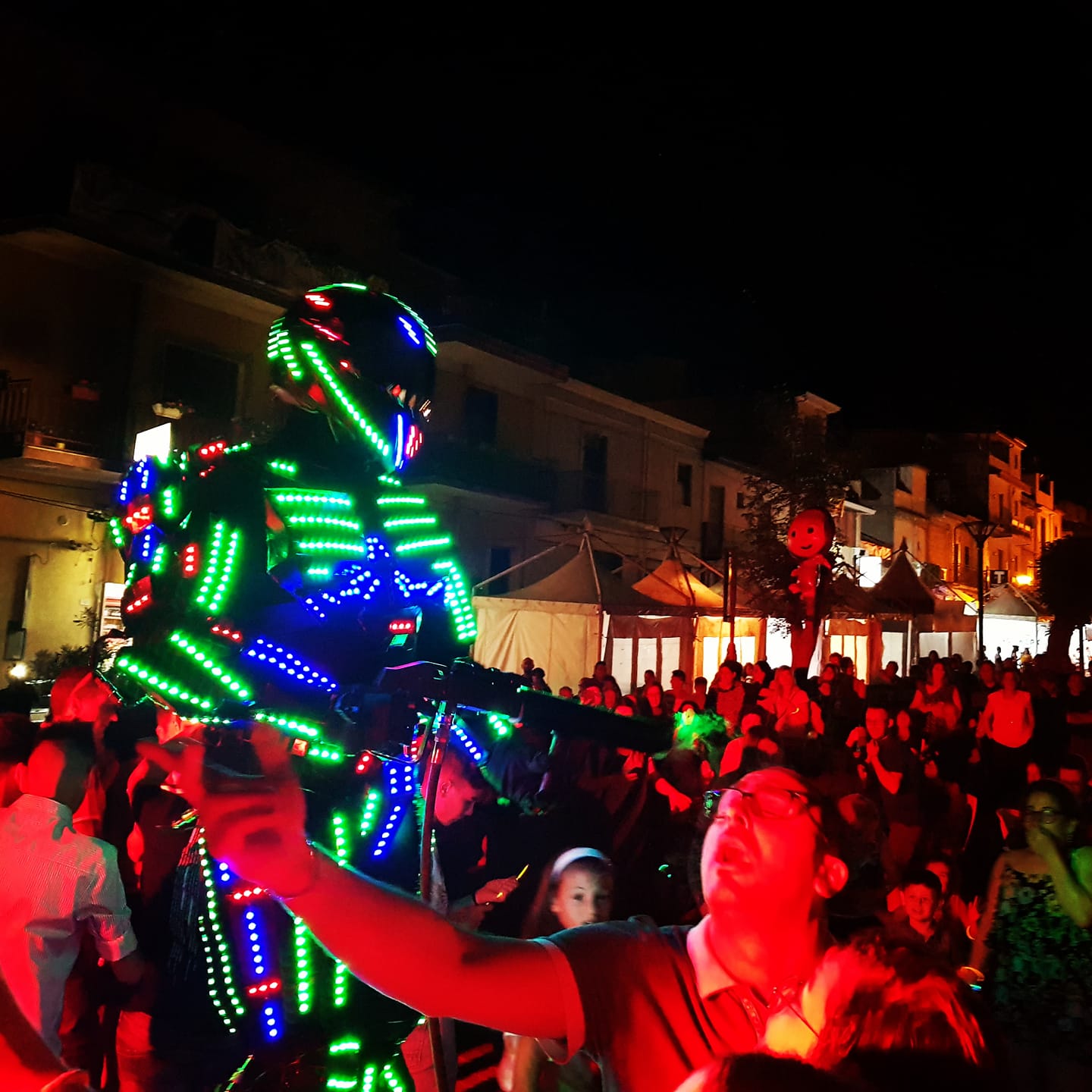Cyborg LED Robot