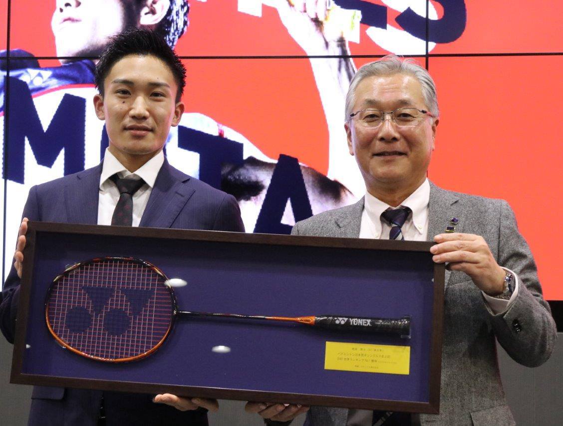 現在、バドミントン男子シングルス世界ランキング1位の桃田賢斗選手