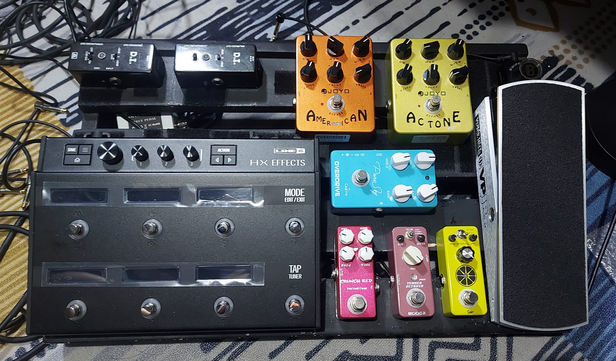 Uncle Lhix - Pedalboard for my son 🤘😎 Rig Rundown soon 👌...