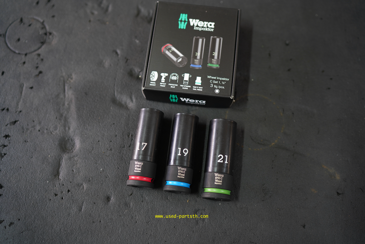 Wera Wheel Impaktor C Set 1 Socket set, 1/2 drive, 3 pieces – Haus of