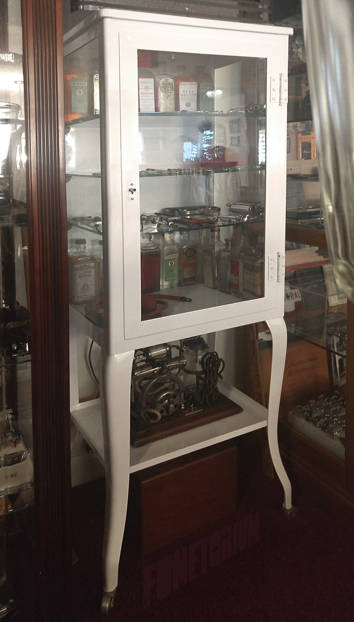 Funetorium - Among few early 1900s cast iron embalming cabinets that we ...