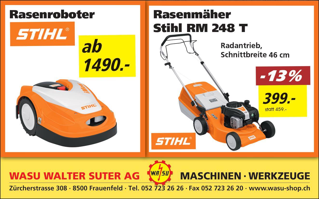Rasenmahen Mit Stihl Zu Kaufen Wasu Walter Suter Ag