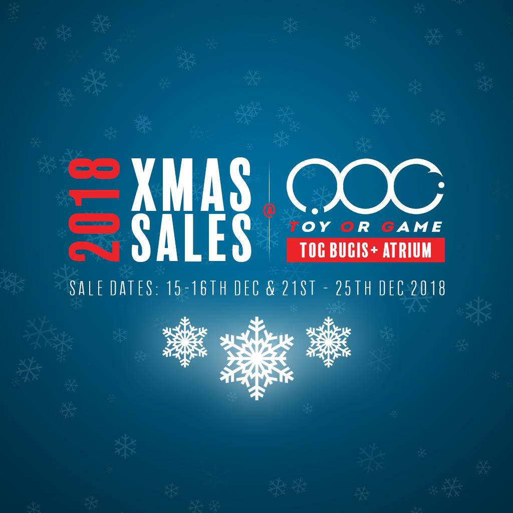Our TOG Bugis+ Christmas Sales will be... - TOG - Toy Or Game | Facebook