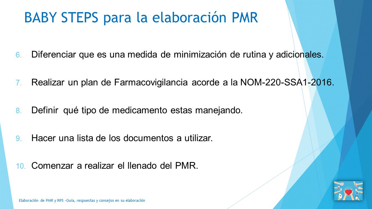 Elaboración de PMR y RPS -Guía, respuestas y consejos en su elaboración