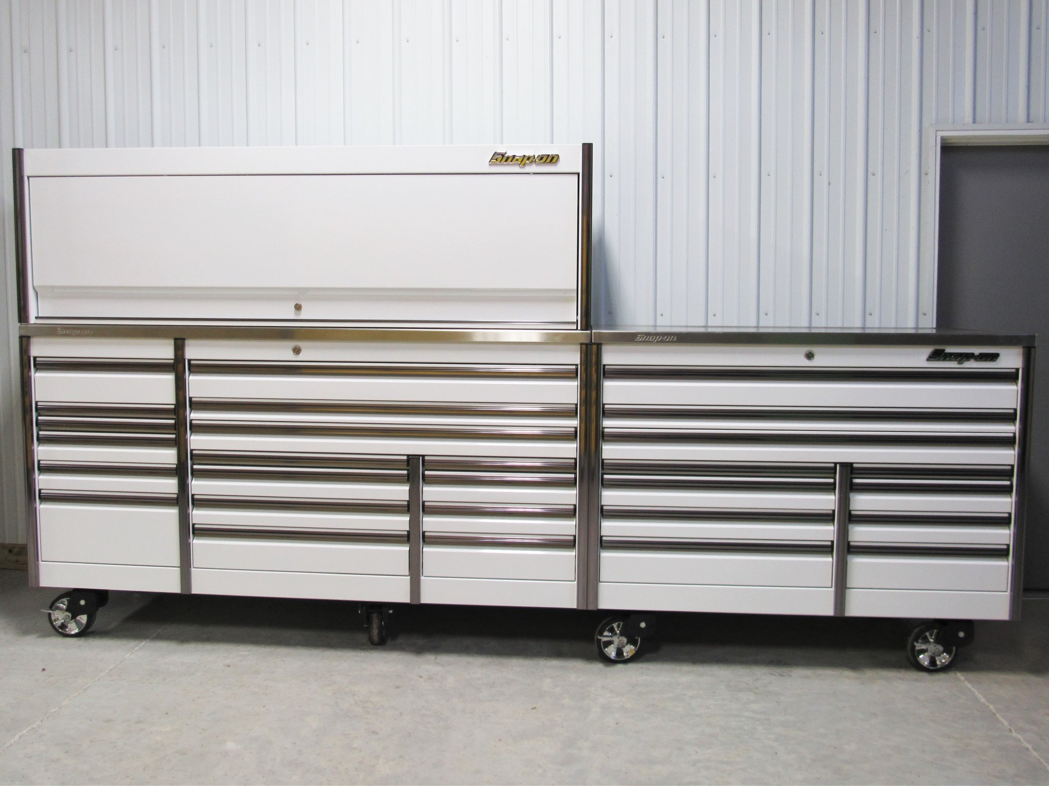 Snap-on tool box setup and delivery experience with Al Brown and