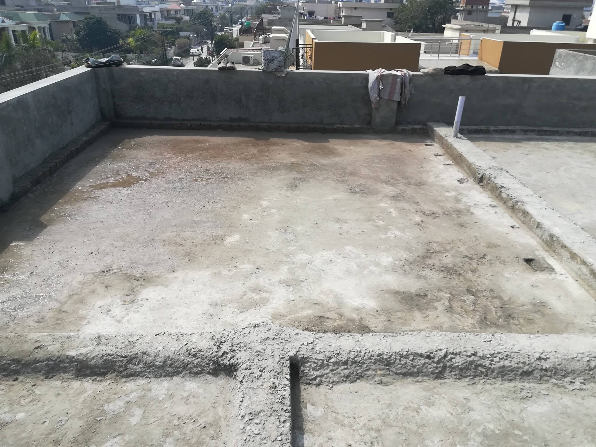 Concrete Slab Casting Of A House Roof High Res Stock Photo Getty Images