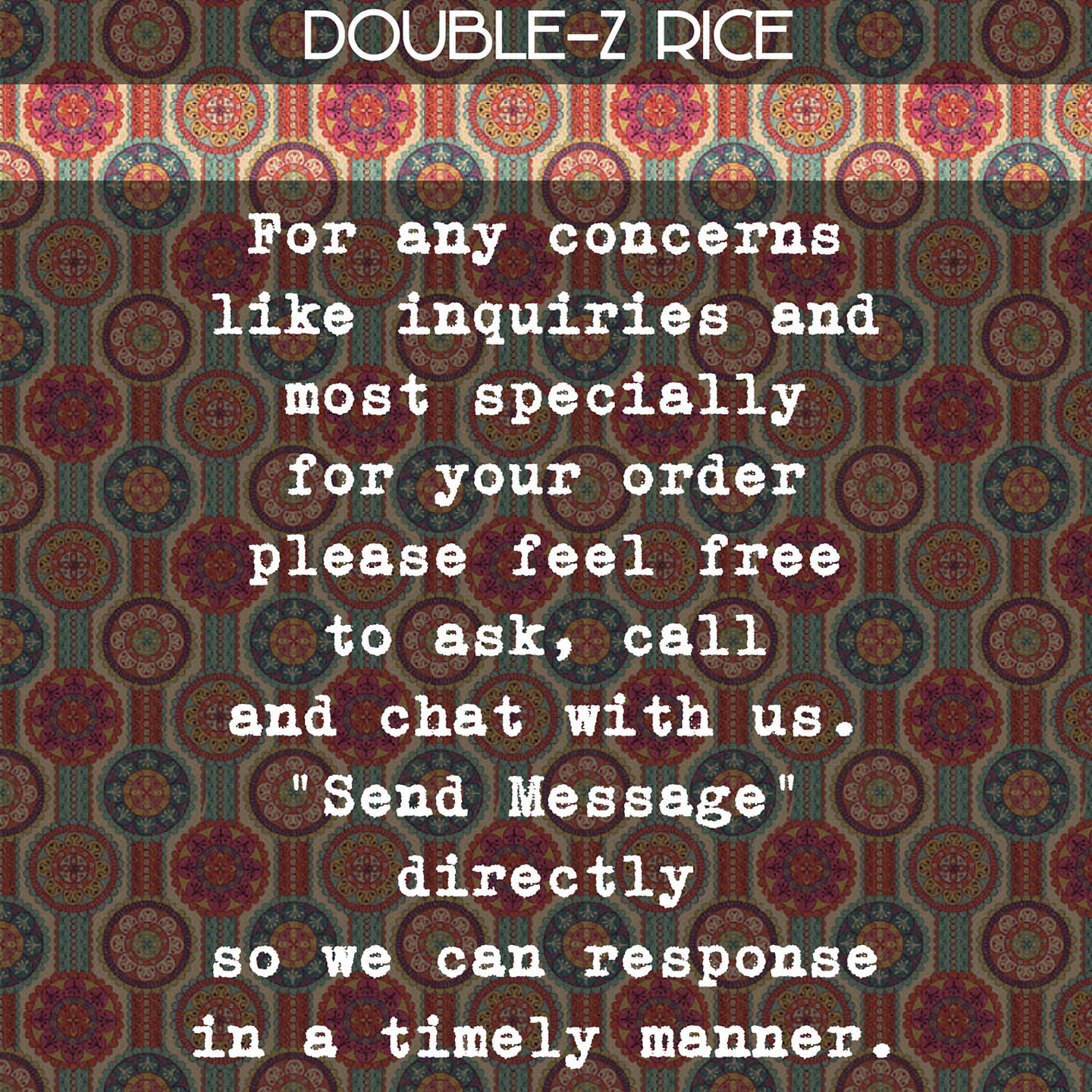DOUBLE-Z Rice