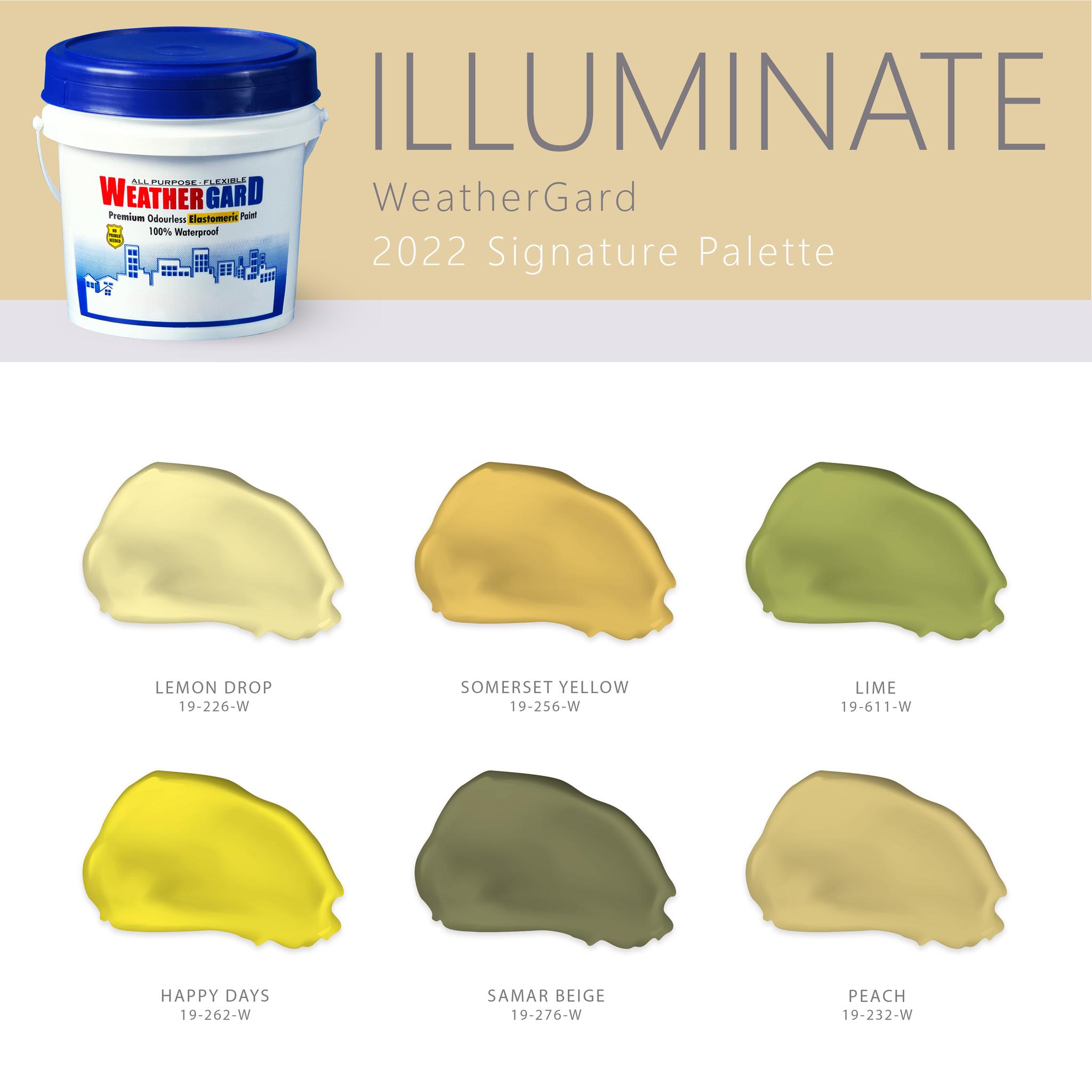 Guilder Paints - This color palette from WeatherGard pairs...