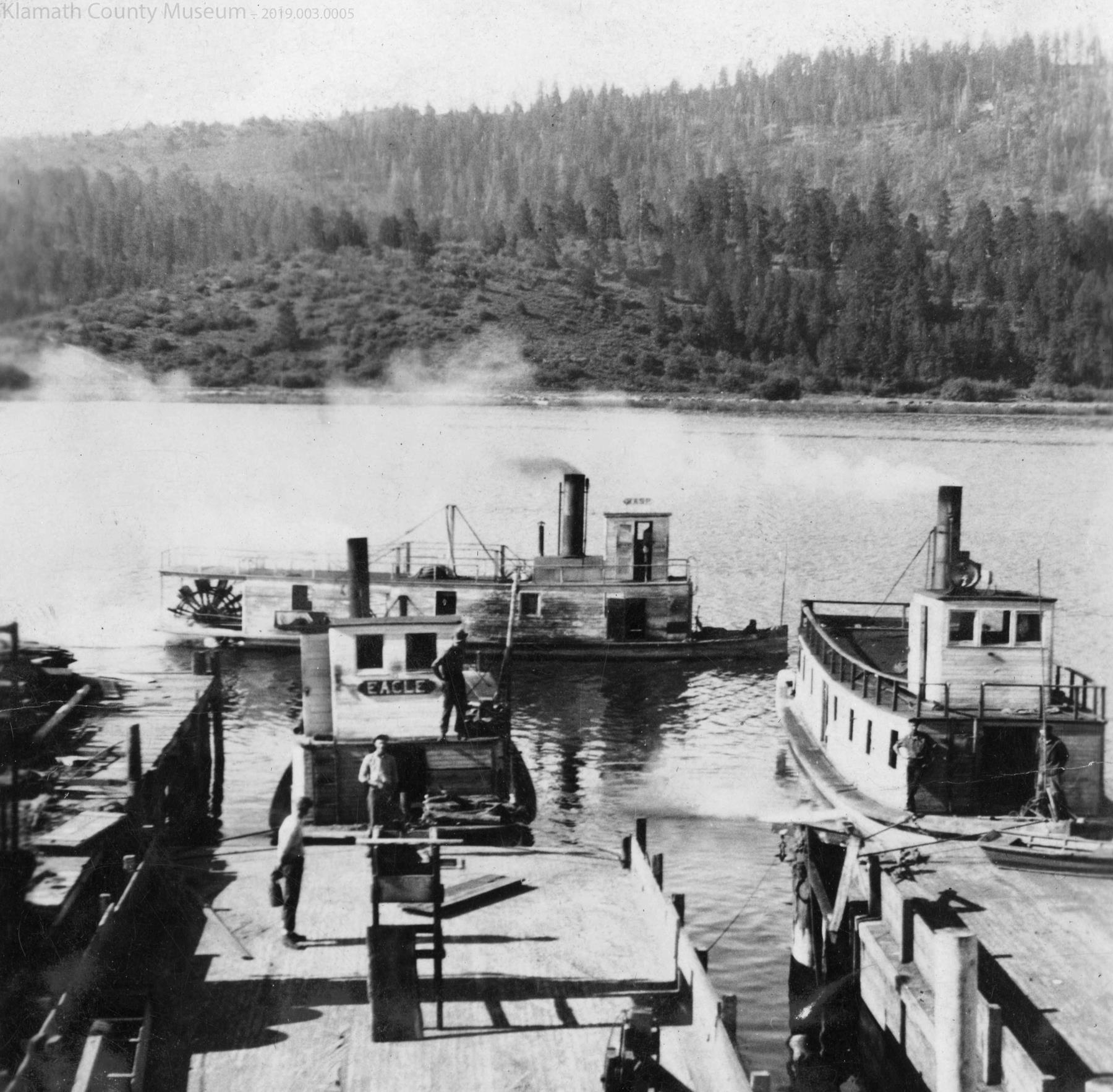 Klamath - STEAMBOATS ON UPPER KLAMATH LAKE, C. 1910 – Klamath County ...