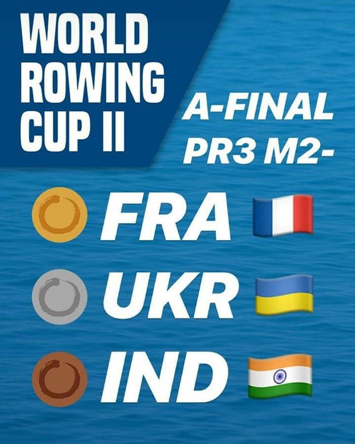 India Rowing - Team India Para Rowing India 🚣 #PR3M2- 🥉... | Facebook
