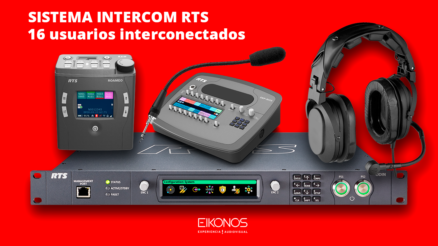 EIKONOS - Nueva adquisición ️ Intercom RTS es el sistema...