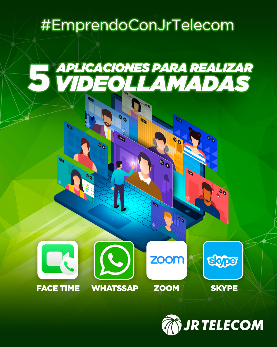 JR Telecom - ¡¿Necesitas hacer una videollamada y no tienes en mente ...