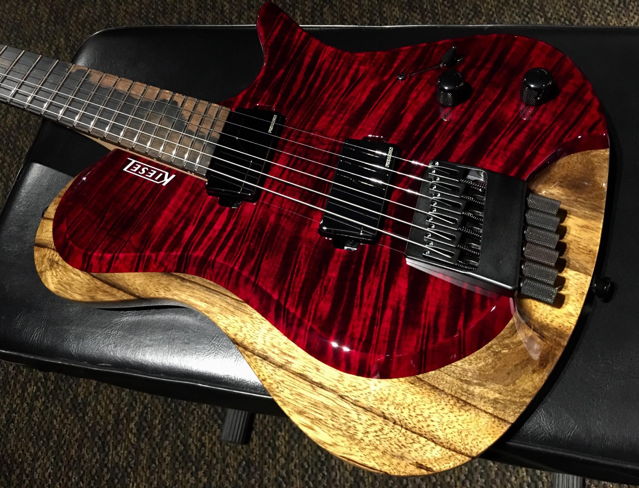 Kiesel Guitars - What a gorgeous top on this Zeus multiscale