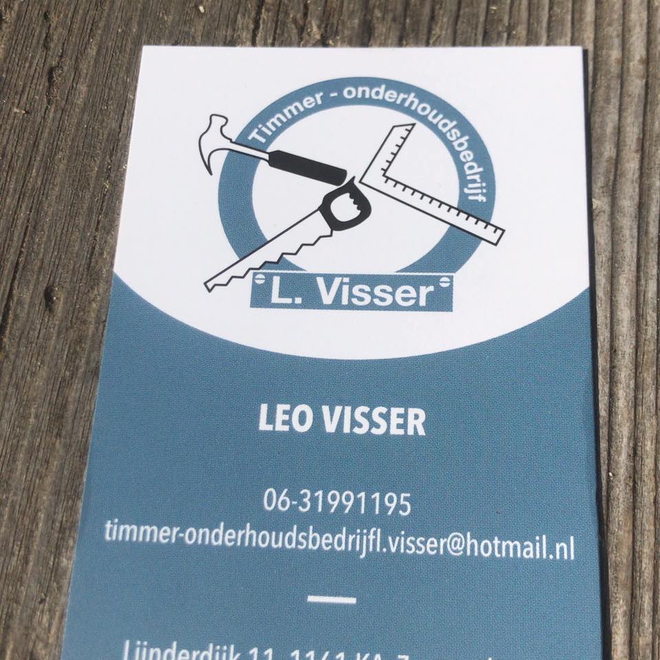 Timmer en... - Timmer en onderhoudsbedrijf L. Visser
