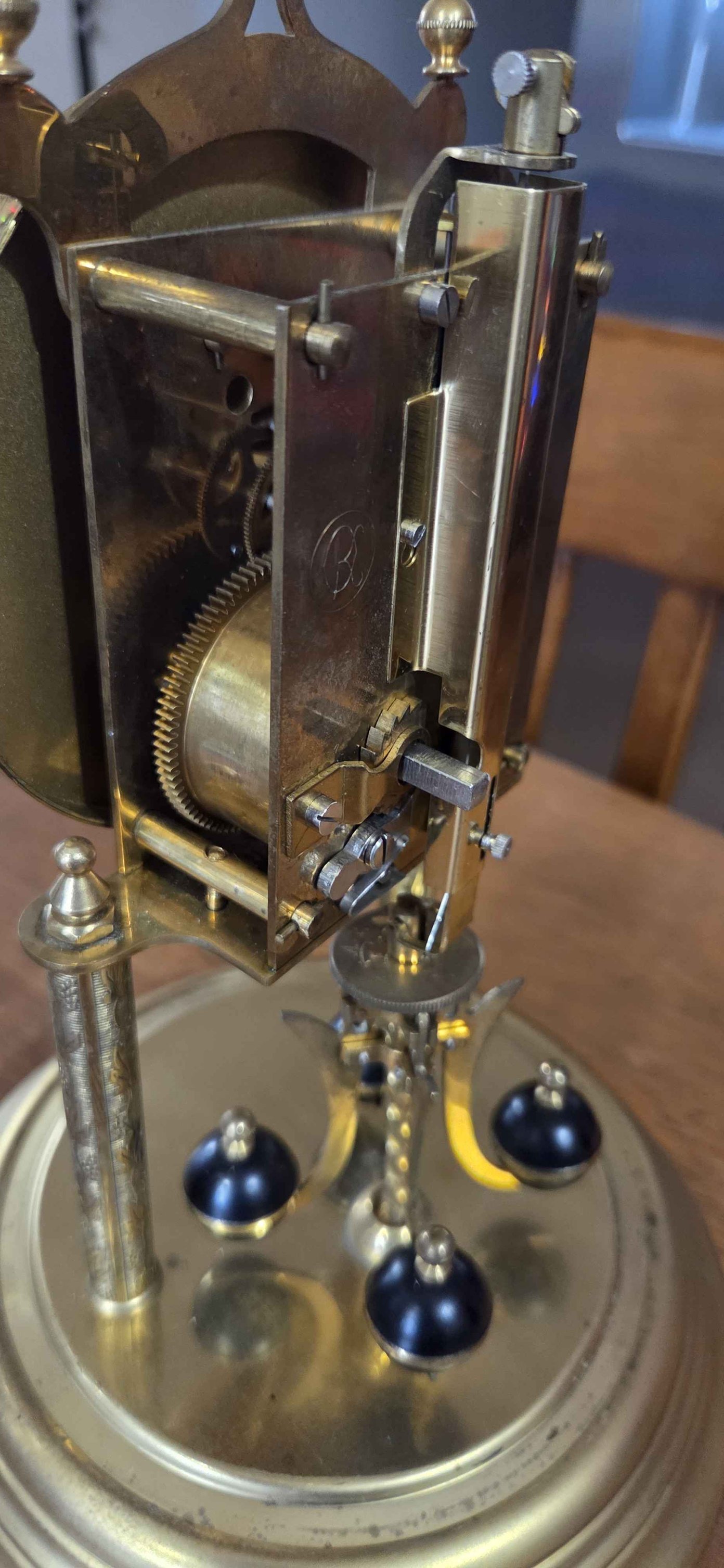 Vintage Anniversary Clock. 400 Day Kieninger & Obergfell - Desk, Mantel ...