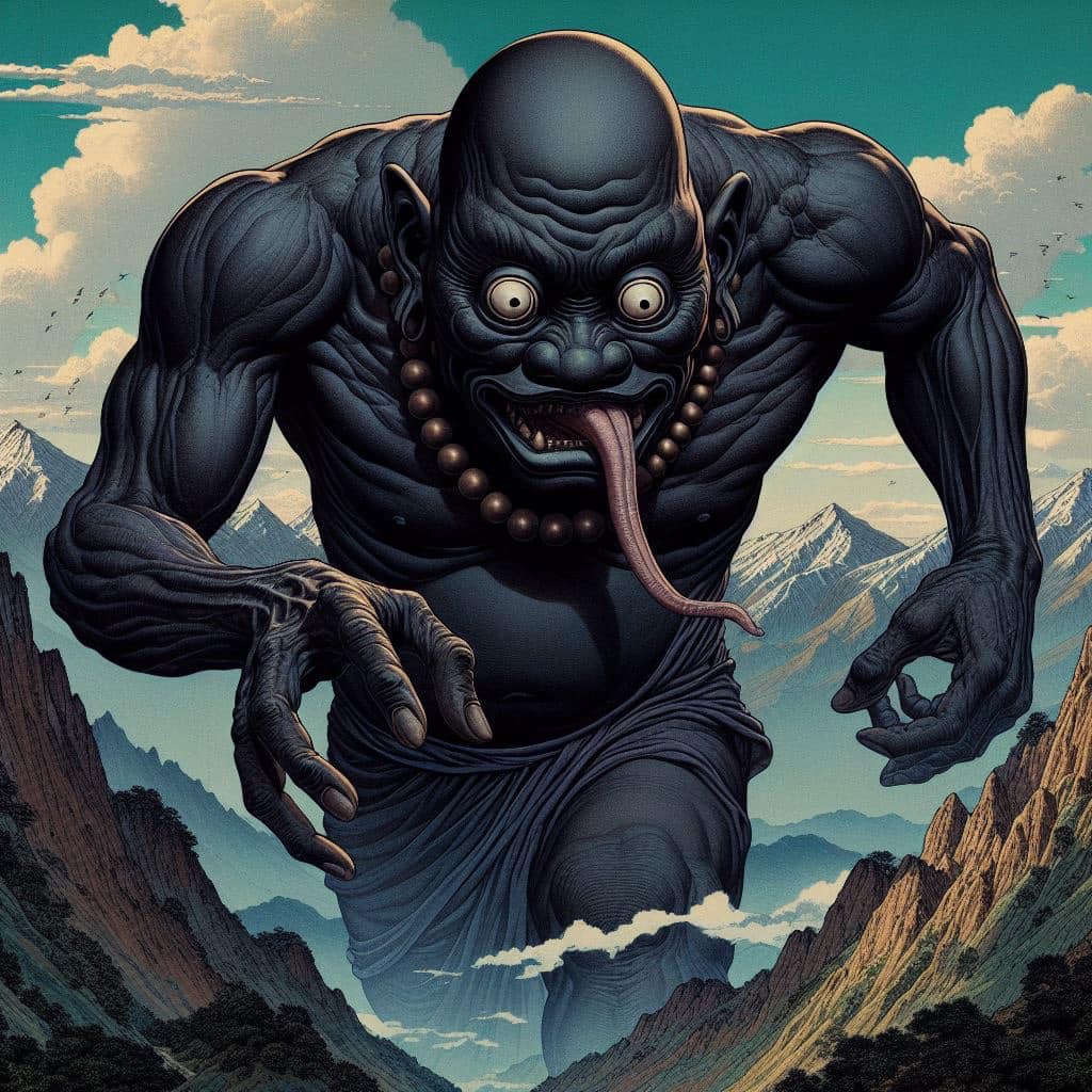 だいだらぼっち - Daidarabocchi is a giant legendary monster found