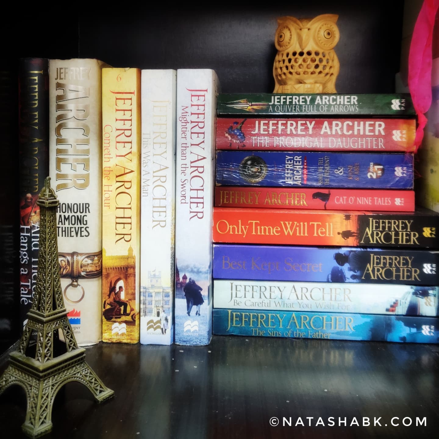 My small collection of the magnificent Jeffrey Archer's novels.