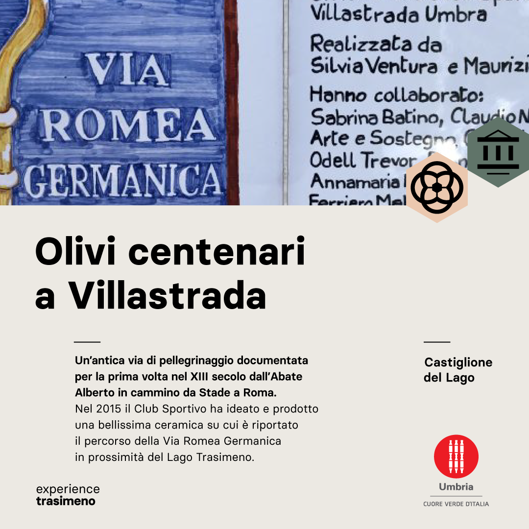 La Via Romea Germanica percorre... - Experience Trasimeno