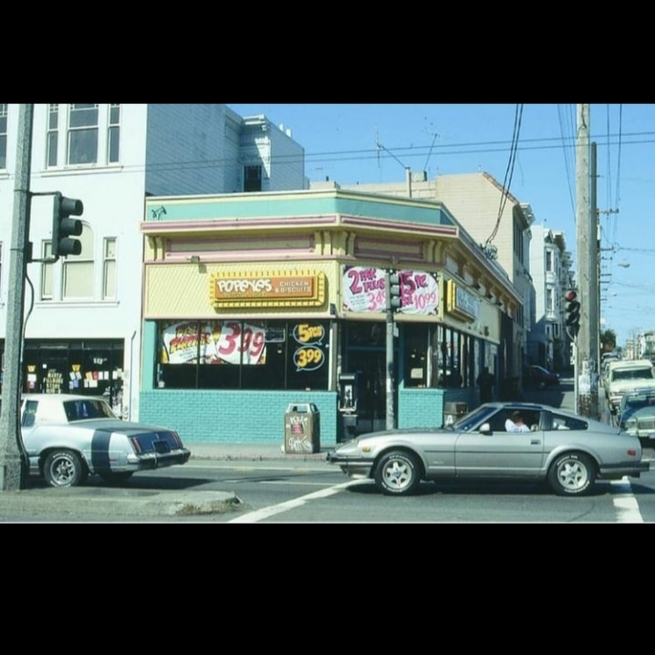 Popeye's on Divisadero & Hayes, 1993.