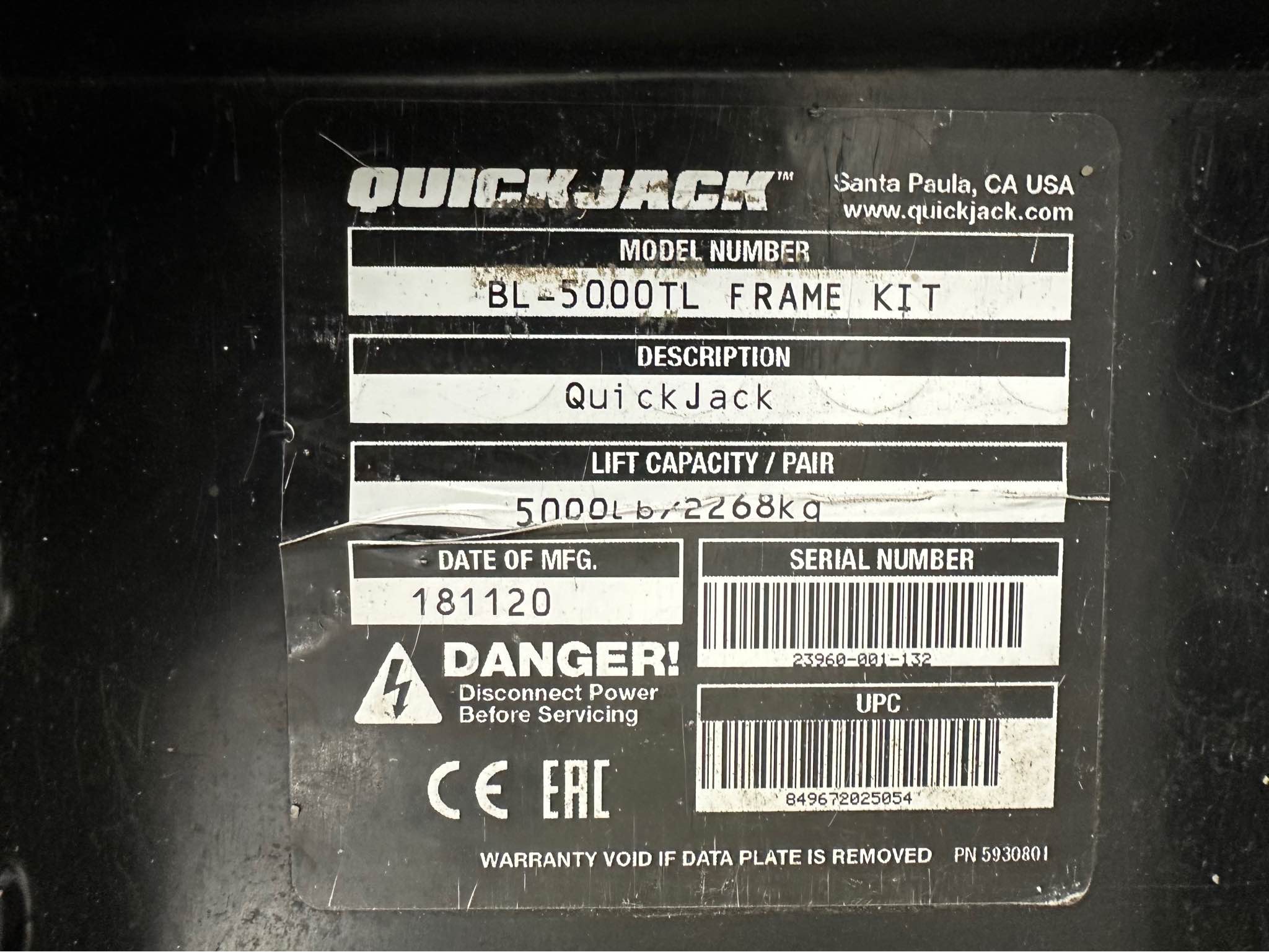 Quickjack 5000TL lift - Car Exterior Parts - Albuquerque, New Mexico ...