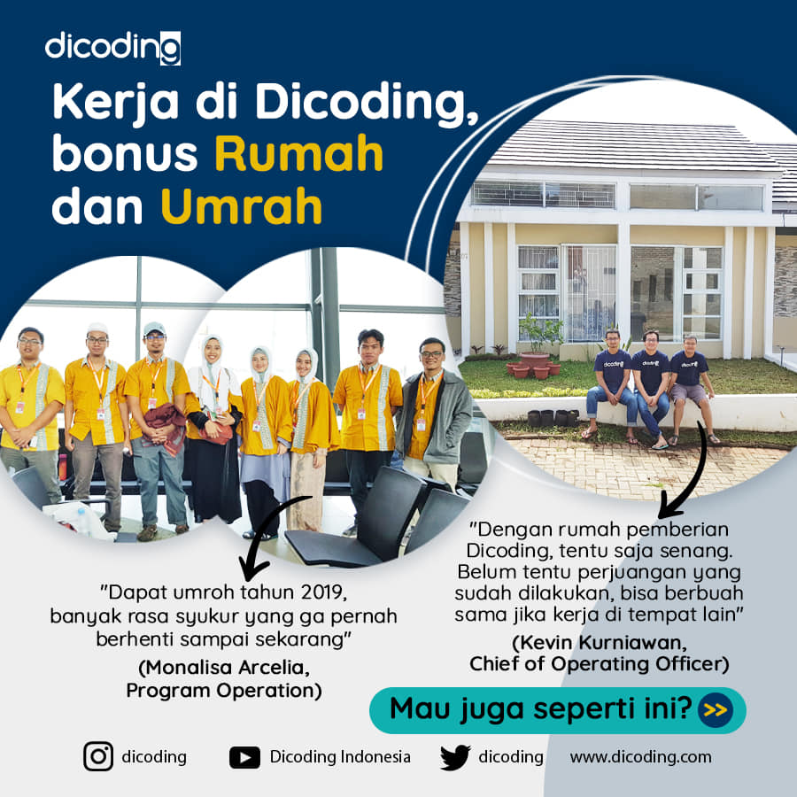 Dicoding - Buat kami kesejahteraan lahir & batin Tim, yang... | Facebook