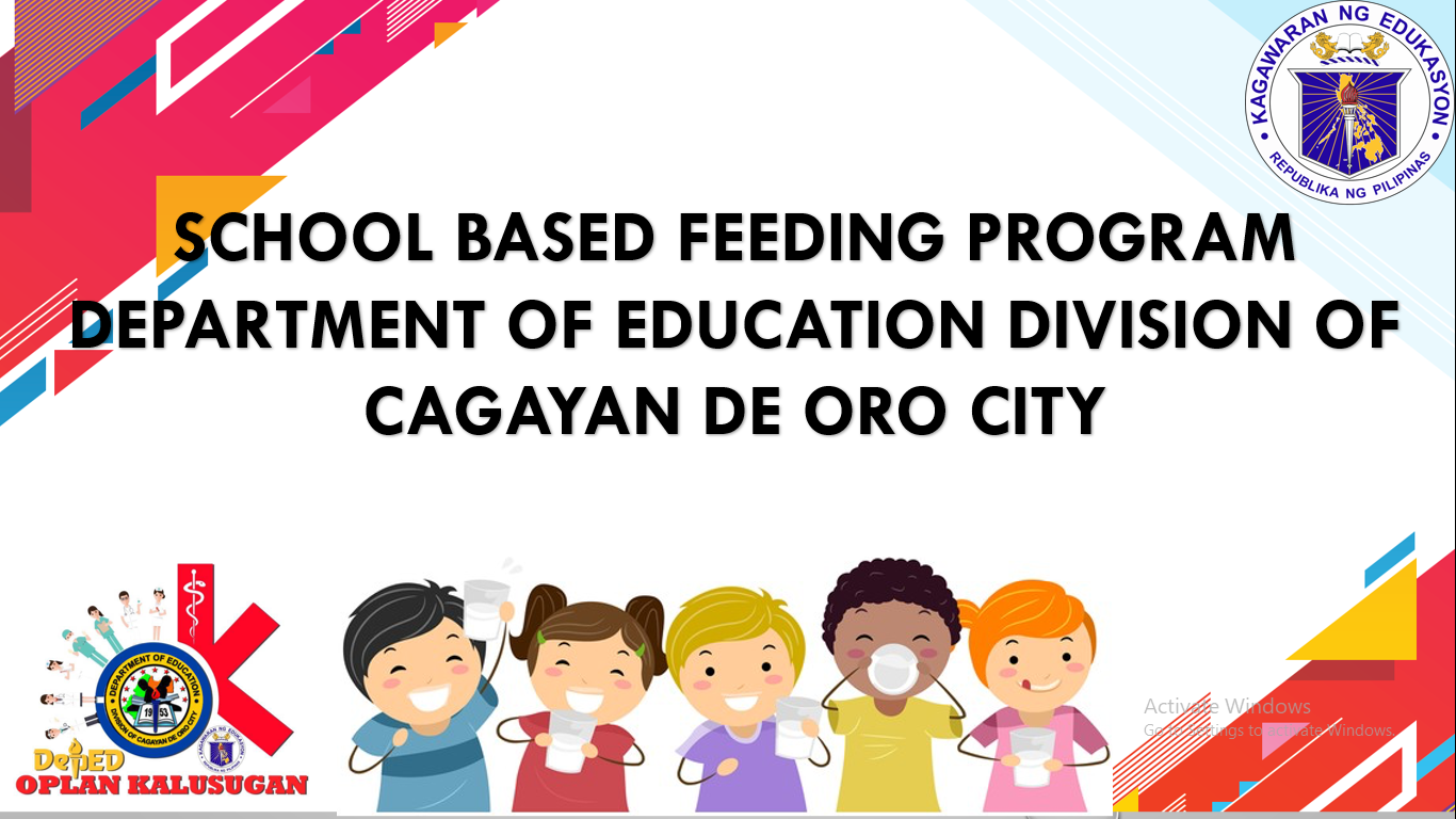 SCHOOL BASED FEEDING PROGRAM CDO CITY DIVISION | Facebook