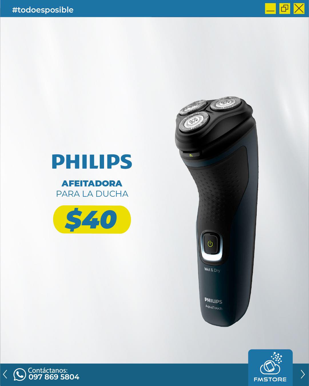 FMS - Esta afeitadora Philips Aquatouch 1000 te ofrece una afeitada en ...
