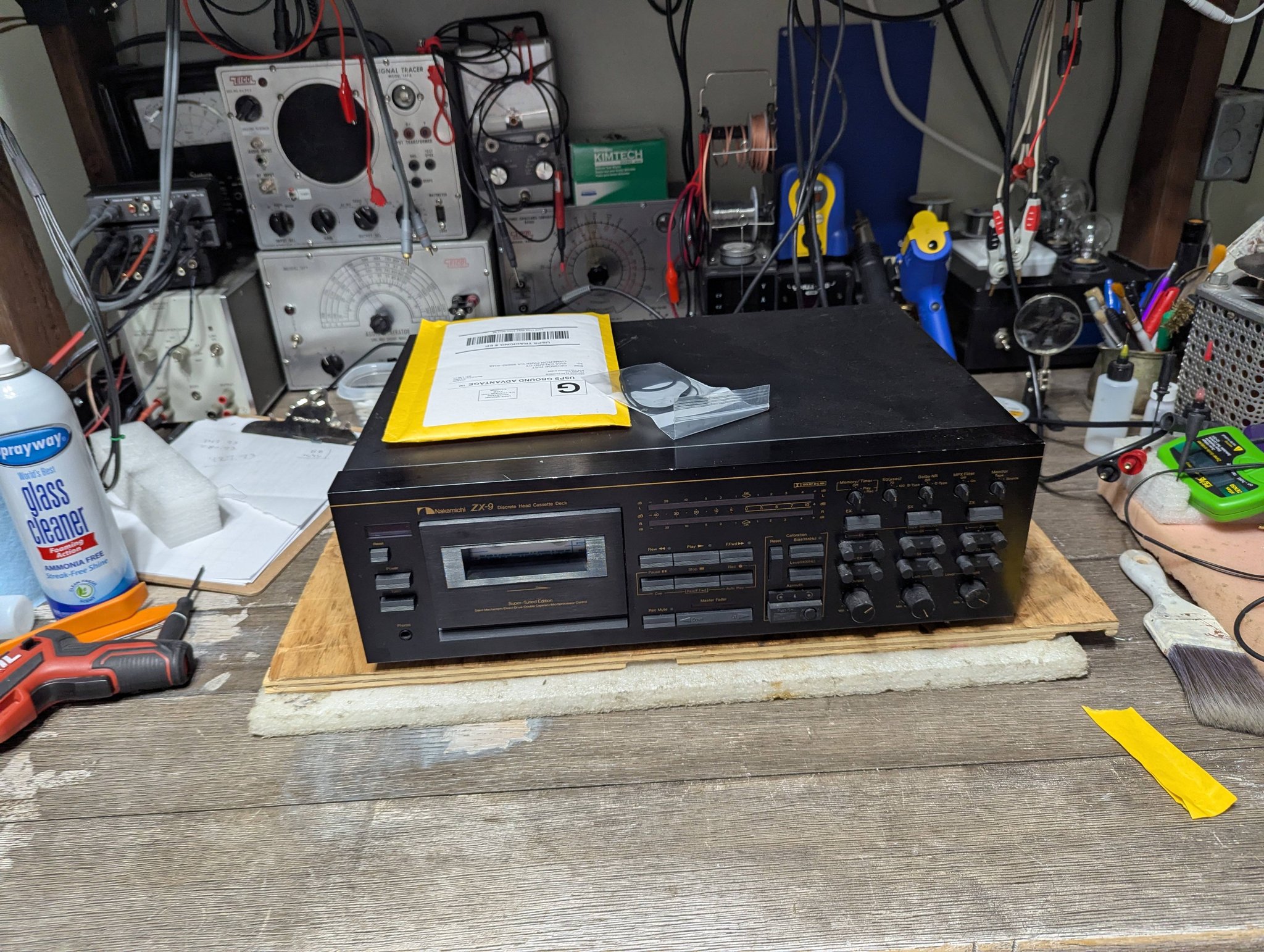 Somebody said tape decks aren't fun to work on. On yesterday's