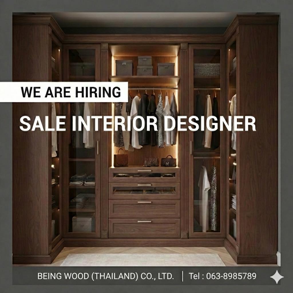 ตกแต่งภายใน รับสมัครงาน หาคน หางาน Architect Interior Draftman Foreman ...