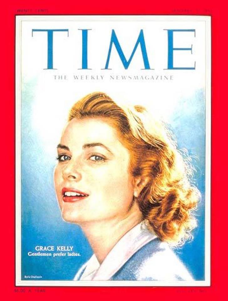 70 years ago today, January 31, 1955, TIME Magazine Cover - Grace
