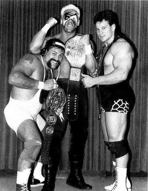 The Steiners vs Lex Luger & Sting at WCW SuperBrawl May 19, 1991