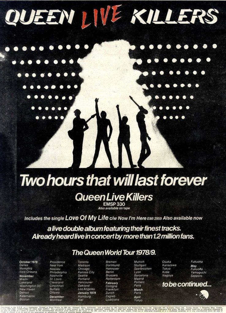 Queen issued their first concert recording on this date in 1979: