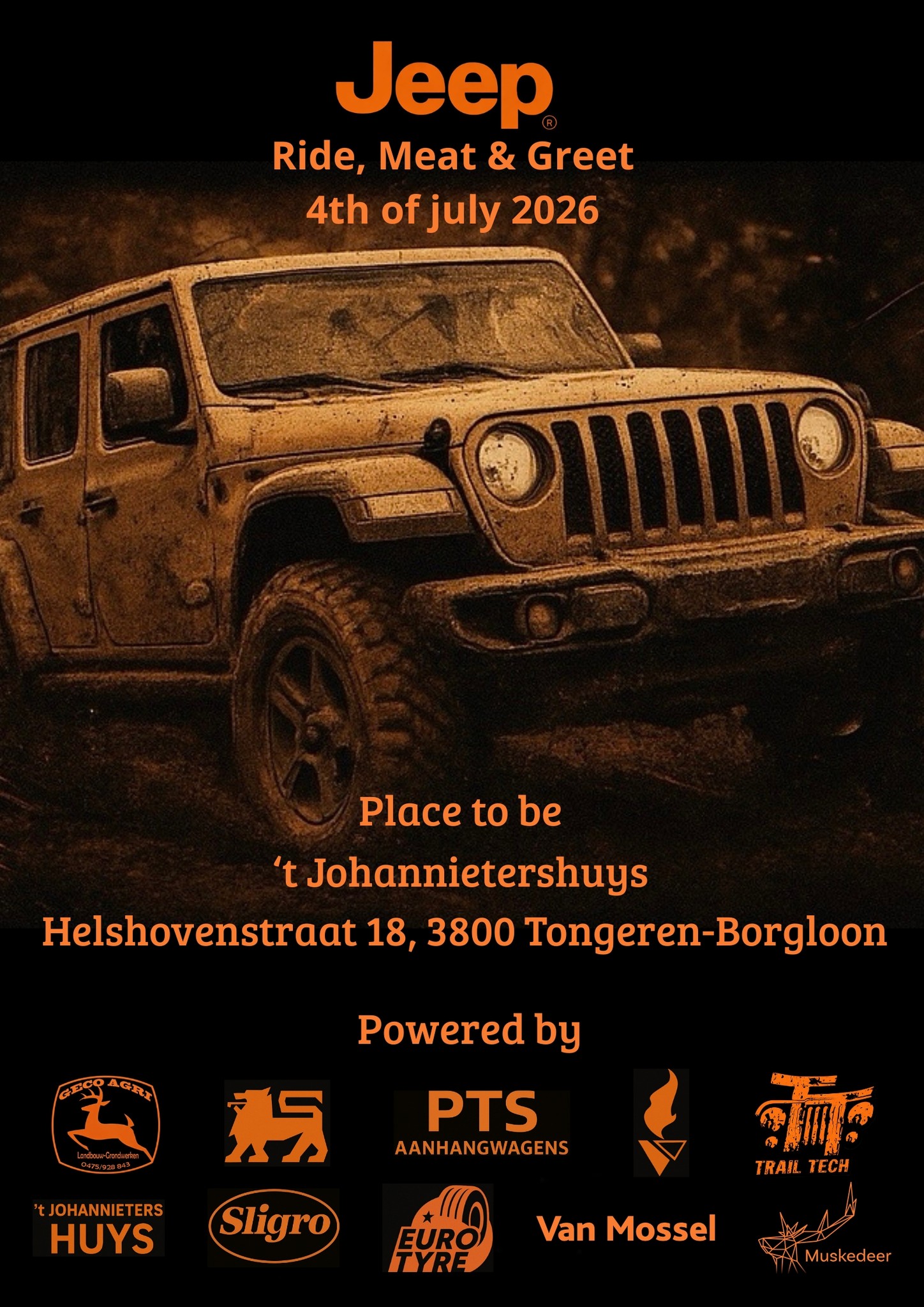 Jeep ride, meat & greet