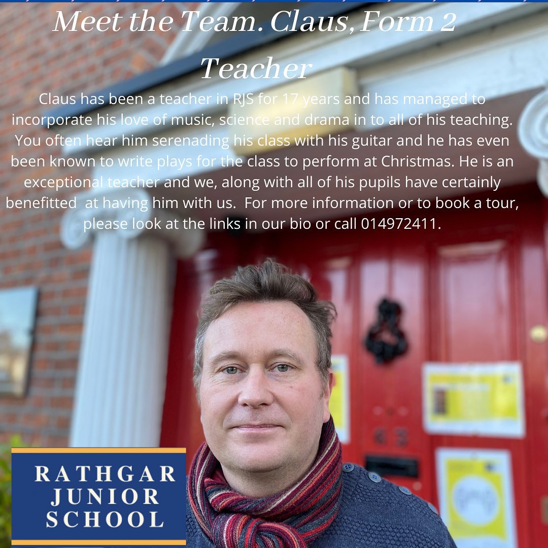 Meet the Team. This... - Rathgar Junior School & Kindergarten | Facebook