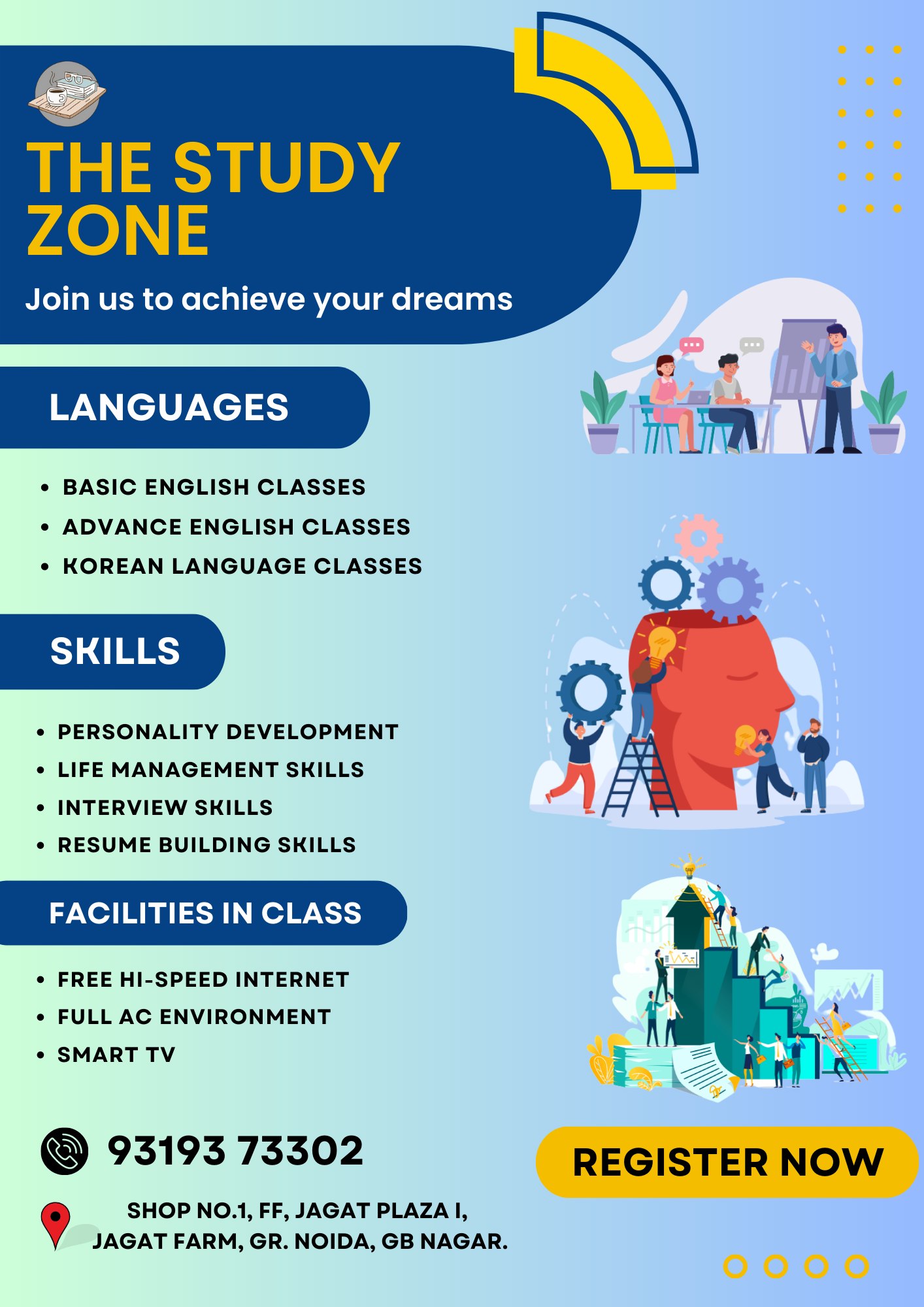 The Study Zone Library | Greater Noida